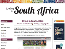 Tablet Screenshot of living-in-south-africa.com